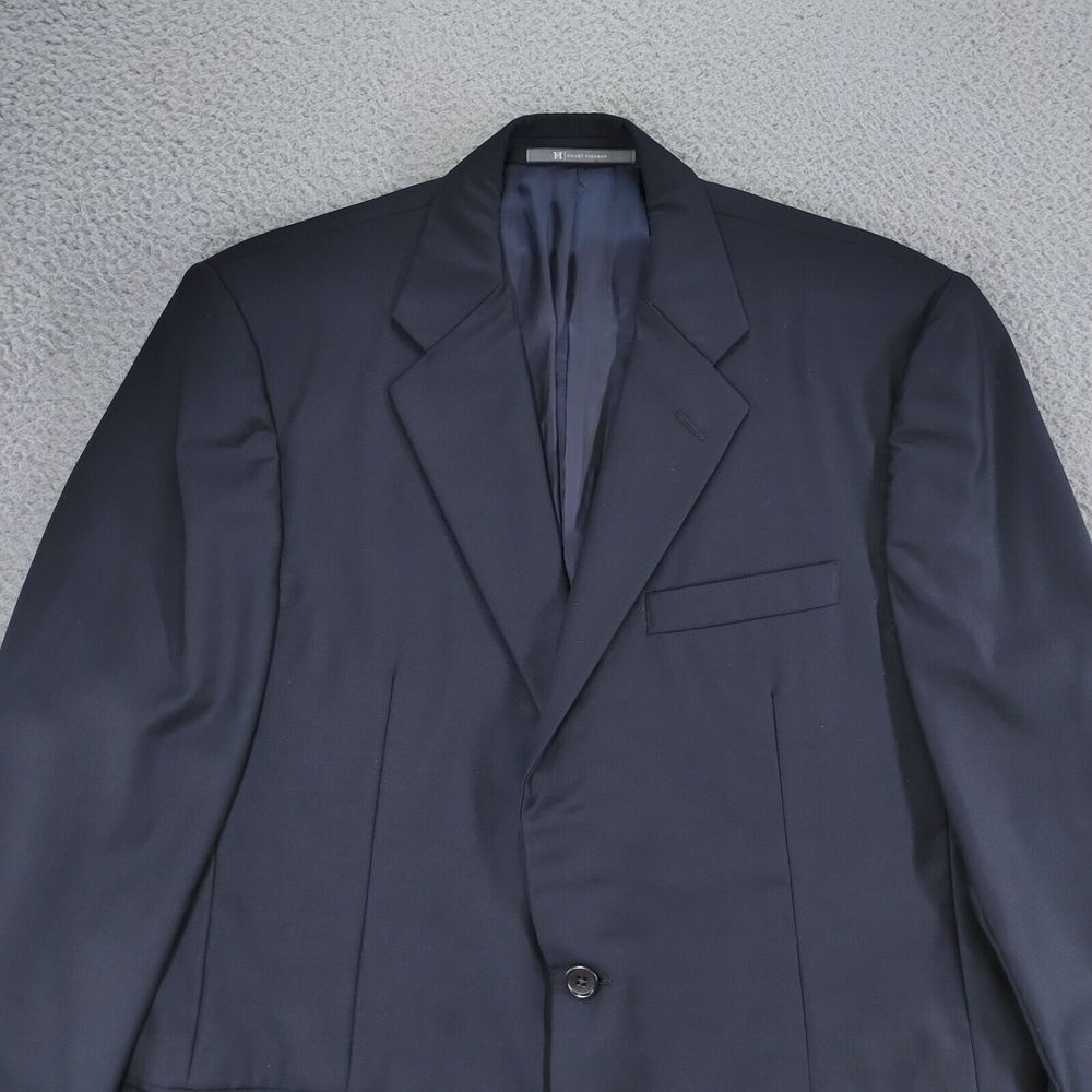 Hickey Freeman Ing Loro Piana Blazer Sport Jacket Mens 41 R Navy Blue 100% Wool - Picture 4 of 16
